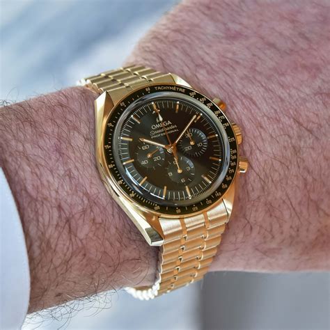 omega speedmaster moonshine gold green|Omega Speedmaster 38 mm.